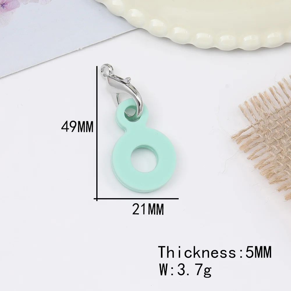 Cordial Design 50Pcs 21*49MM Jewelry Accessories/Silicone Connecotrs/Hand Made/Round Shape/DIY Making/Water Cup Pendant #193038 - cordial