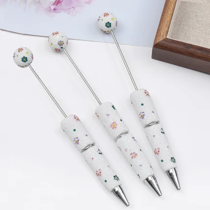 Cordial Design 10Pcs 15*150MM DIY Jewelry/Rhinestone Plastic Pens/Beadable Pen Findings/Hand Made/Beaded Pen Accessories #17759 1