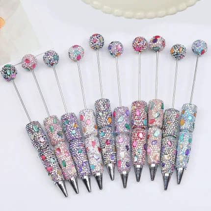 Cordial Design 10Pcs 16*153MM DIY Jewelry/Rhinestone Shell Pens/Hand Made/Beaded Pen Accessories/Beadable Pen Findings #17795 1