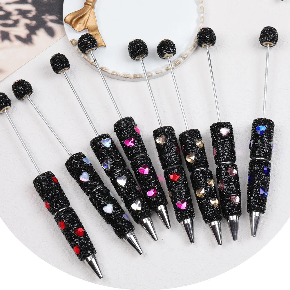 Cordial Design 20Pcs 16*154MM DIY Jewelry/Rhinestone Plastic Pens/Hand Made/Beaded Pen Accessories/Beadable Pen Findings #18248 - cordial
