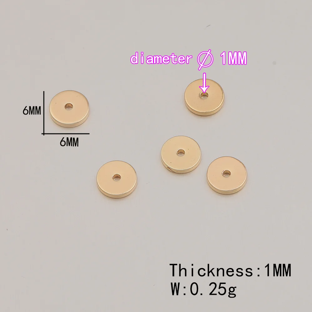 Cordial Design 100Pcs Bracelet Accessories/Hand Made/Copper/Genuine Gold Plating/Spacer Bead/Jewelry Findings Components #193743 - cordial