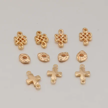 Cordial Design 100Pcs Jewelry Findings & Components/Copper Charms For Earrings/DIY Connectors/Bracelets Accessories #193740 1
