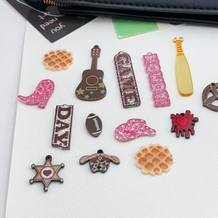Cordial Design 100Pcs Charms For Earrings/Hand Made/Jewelry Accessories/Various Cartoon Shape/DIY Bag Hang Pendant #193622 2