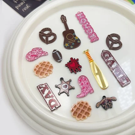 Cordial Design 100Pcs Charms For Earrings/Hand Made/Jewelry Accessories/Various Cartoon Shape/DIY Bag Hang Pendant #193622 1