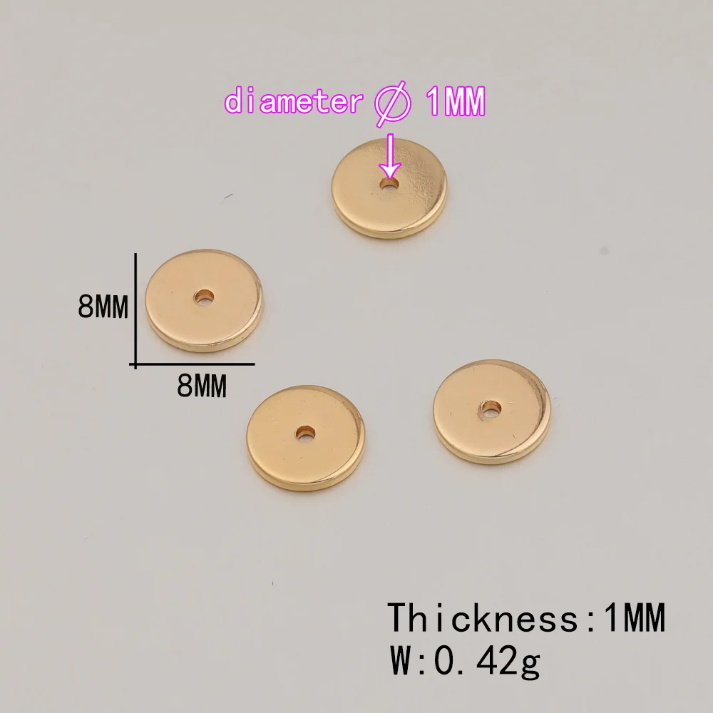 Cordial Design 100Pcs Bracelet Accessories/Hand Made/Copper/Genuine Gold Plating/Spacer Bead/Jewelry Findings Components #193743 - cordial