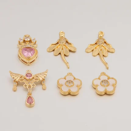 Cordial Design 40Pcs Copper Earring Accessories/DIY Pendant/Hand Made/Jewelry Findings & Components/CZ Rhinestone Charms #193710 2