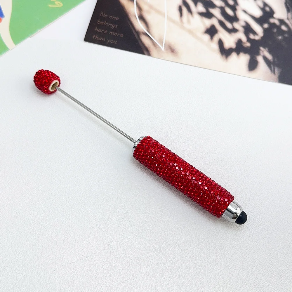 Cordial Design 20Pcs 15*137MM DIY Jewelry/Beaded Pen Accessories/Hand Made/Rhinestone Plastic Pens/Beadable Pen Findings #18125 - cordial