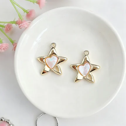 Homepage v2 3 Gold plated mother of pearl pendants