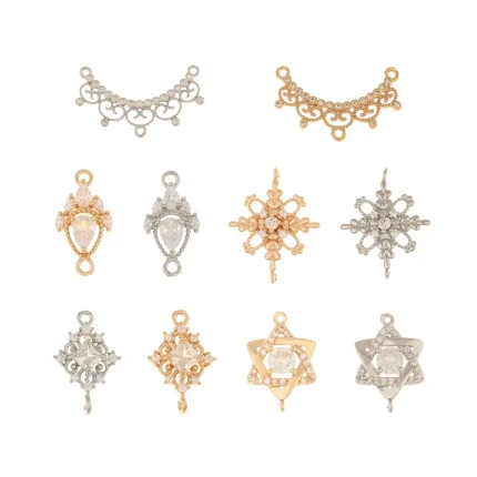 Homepage v2 1 Copper CZ flower pendants